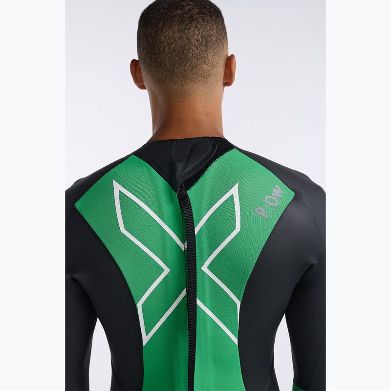Férfi 2XU Propel Openwater triatlon búvárruha fekete/világoszöld 7