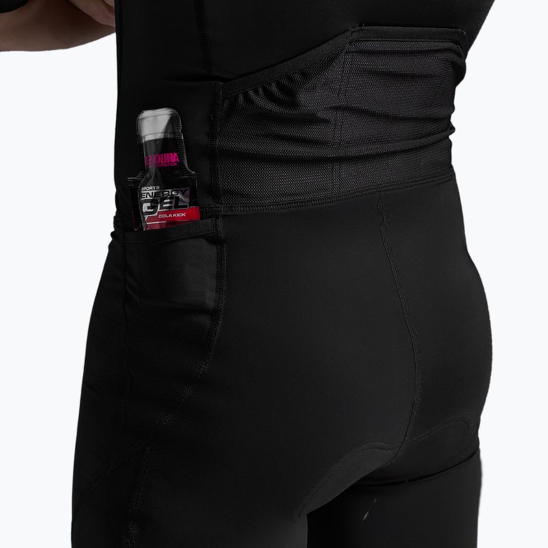 Férfi triatlonruha 2XU Core Sleeved fekete/fehér 8