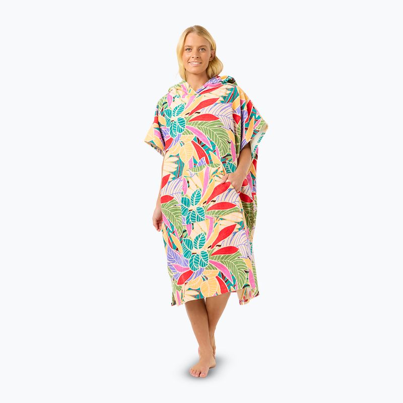 Női Rip Curl vegyes kapucnis poncsó sötét csokoládé