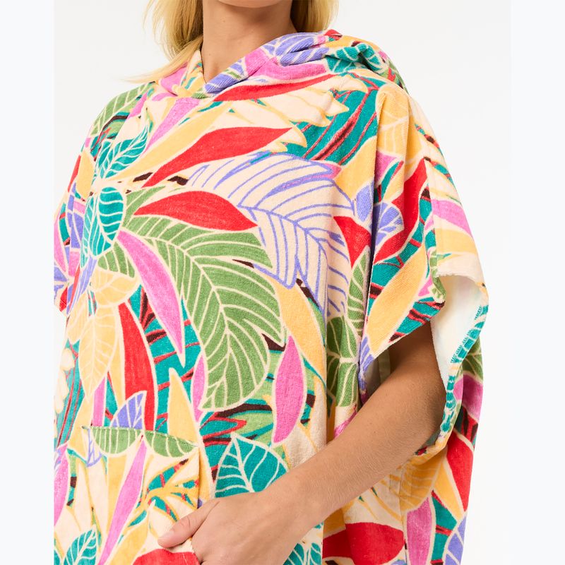 Női Rip Curl vegyes kapucnis poncsó sötét csokoládé 4