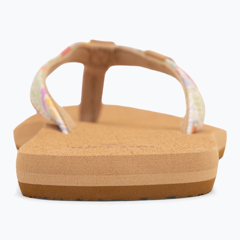 Női Rip Curl Freedom Bloom Open Toe Mango Flip Flopok 6