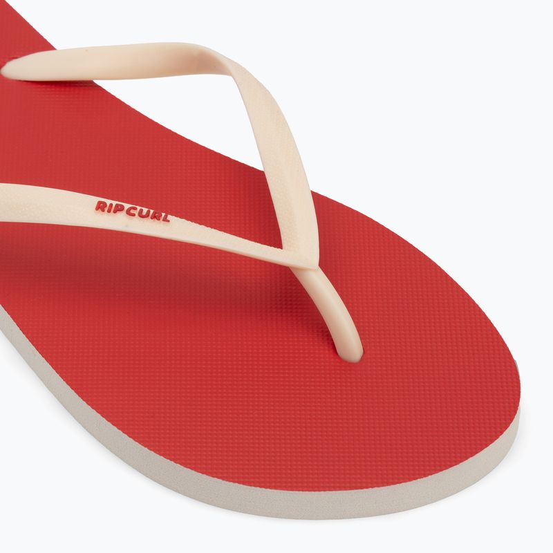 Női Rip Curl Bondi Bloom hibiszkusz piros flip flopok 7