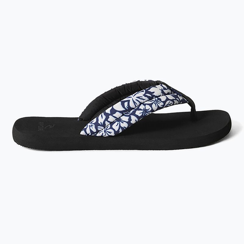 Női Rip Curl Freedom Plush Bloom flip flopok fekete 8