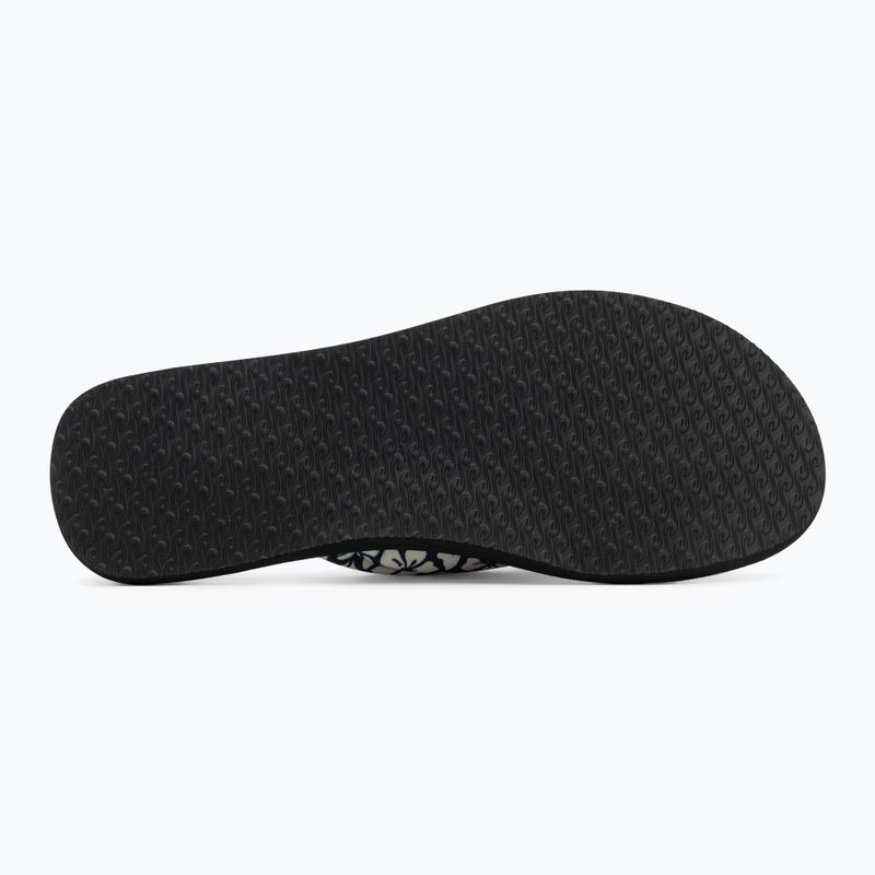Női Rip Curl Freedom Plush Bloom flip flopok fekete 4