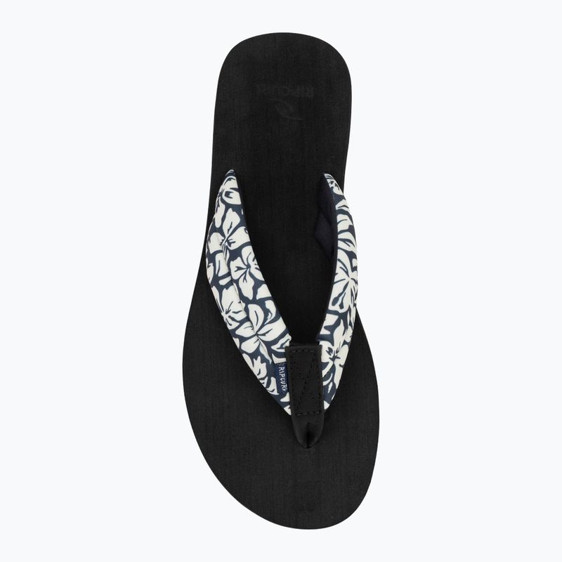Női Rip Curl Freedom Plush Bloom flip flopok fekete 5