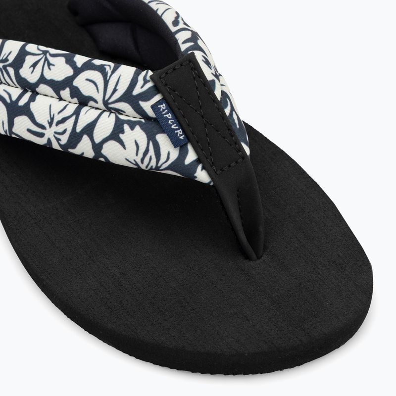 Női Rip Curl Freedom Plush Bloom flip flopok fekete 7