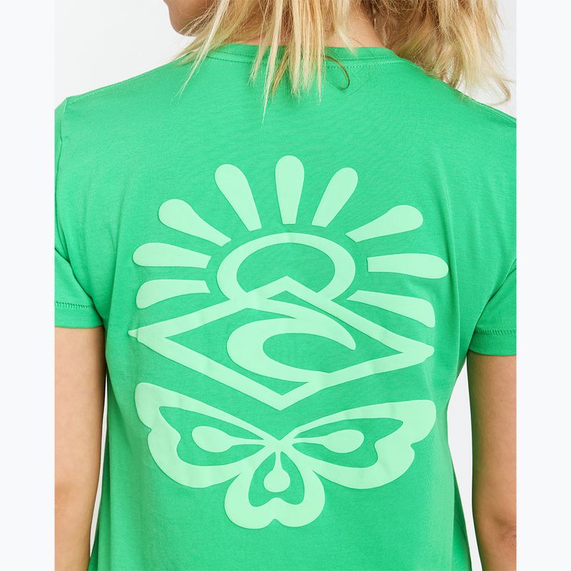 Női Rip Curl Re-Entry Crew zöld póló 5