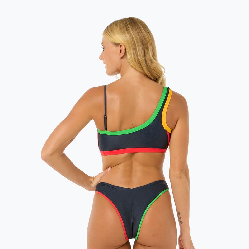 Rip Curl Gigi One Shoulder fürdőruha felső sötét farmer 3