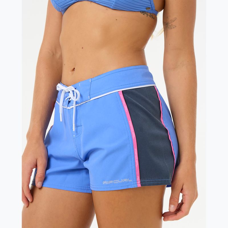 Női Rip Curl Las Dalias Performance 3" úszónadrág kék 7