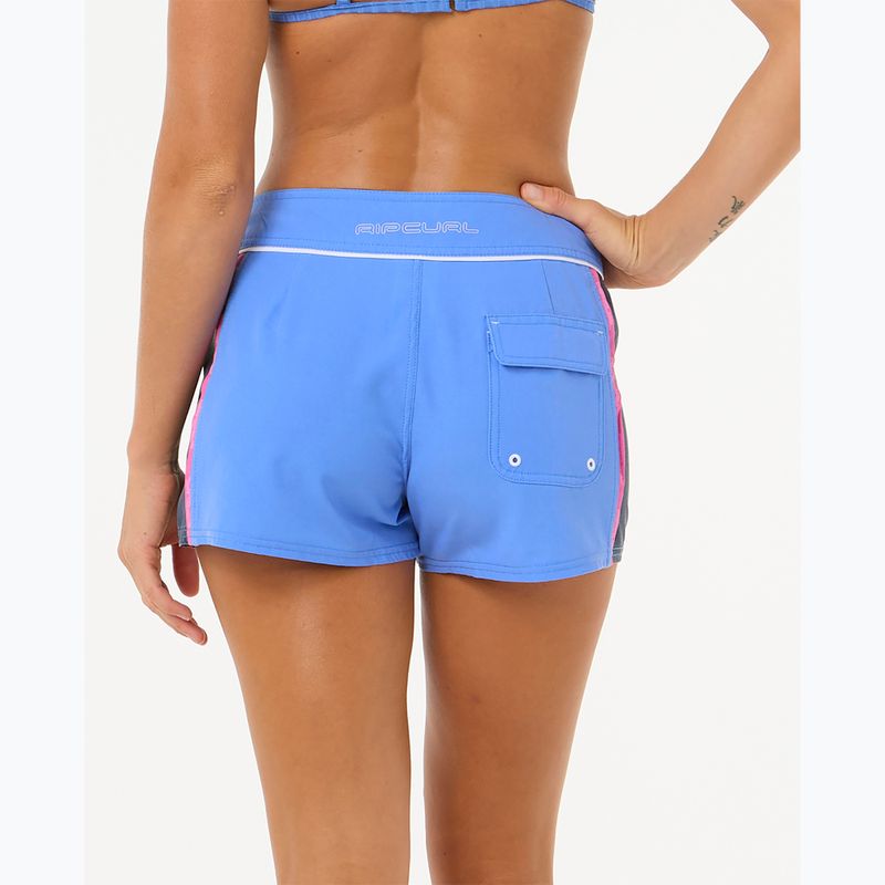 Női Rip Curl Las Dalias Performance 3" úszónadrág kék 3