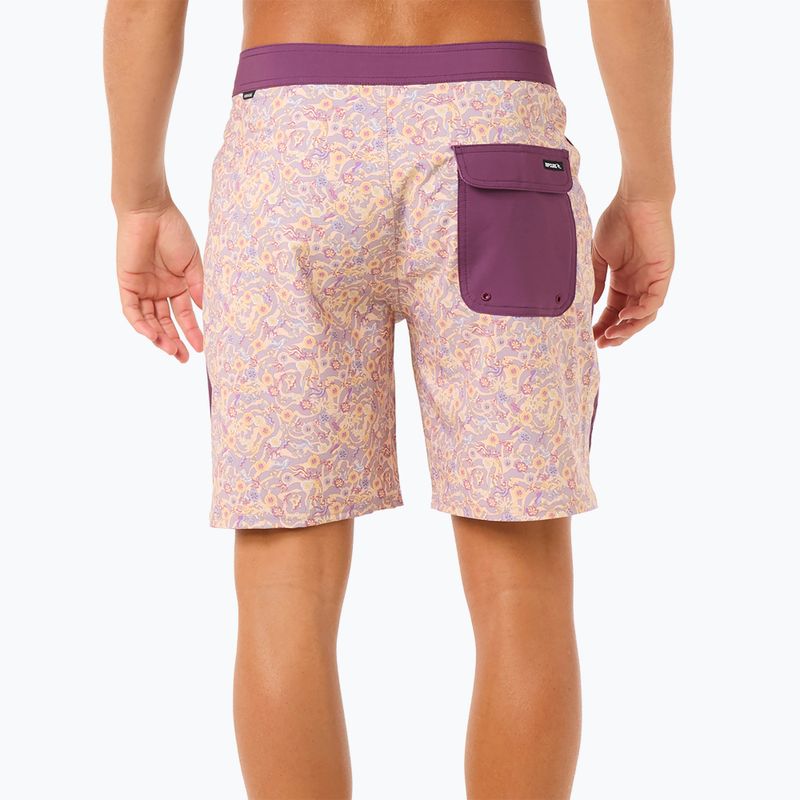 Férfi Rip Curl Mirage Floral Reef füstszürke szőlő fürdőruha 3