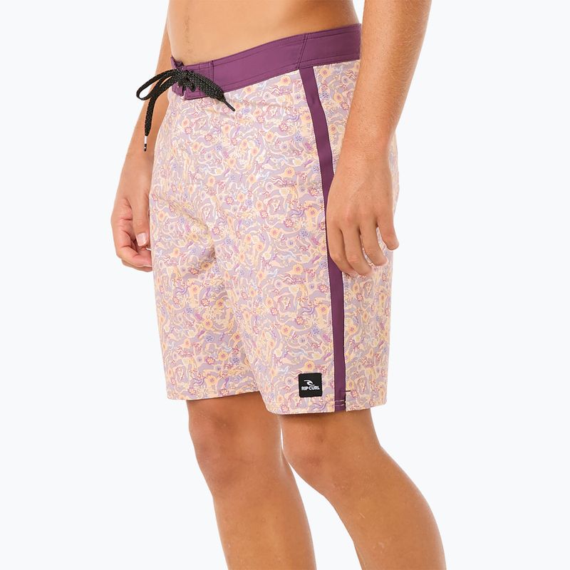 Férfi Rip Curl Mirage Floral Reef füstszürke szőlő fürdőruha 4