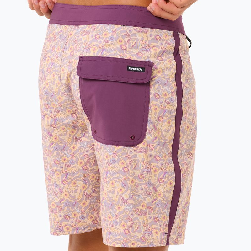 Férfi Rip Curl Mirage Floral Reef füstszürke szőlő fürdőruha 5