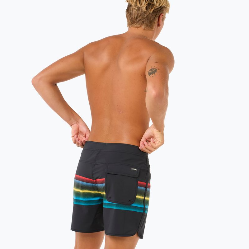 Férfi Rip Curl Mirage Retro Mumma úszónadrág fekete 4