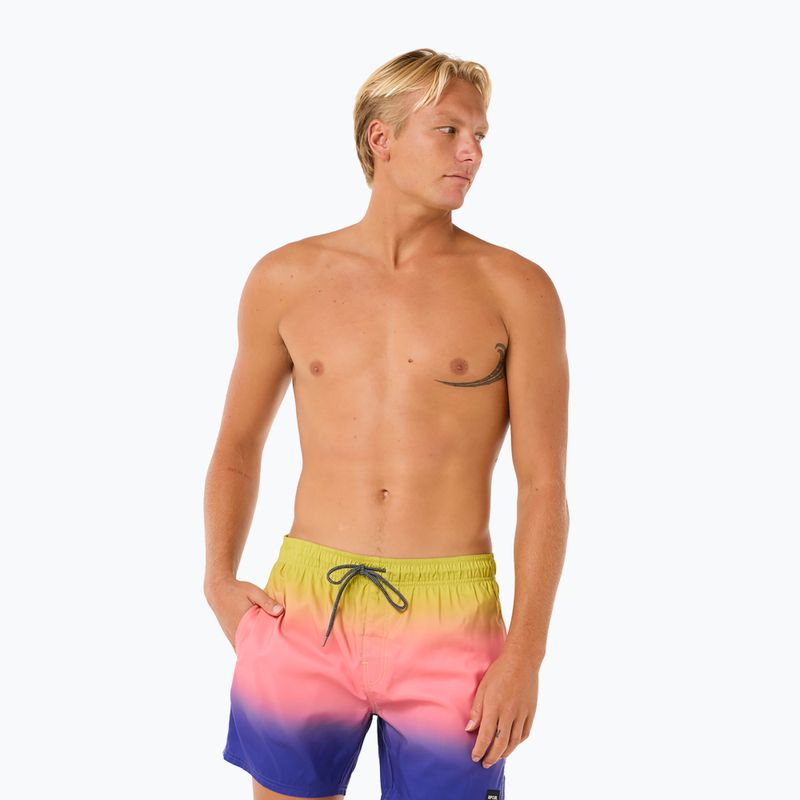 Férfi Rip Curl Laze Fade Volley úszónadrág vad bogyós bogyó 4