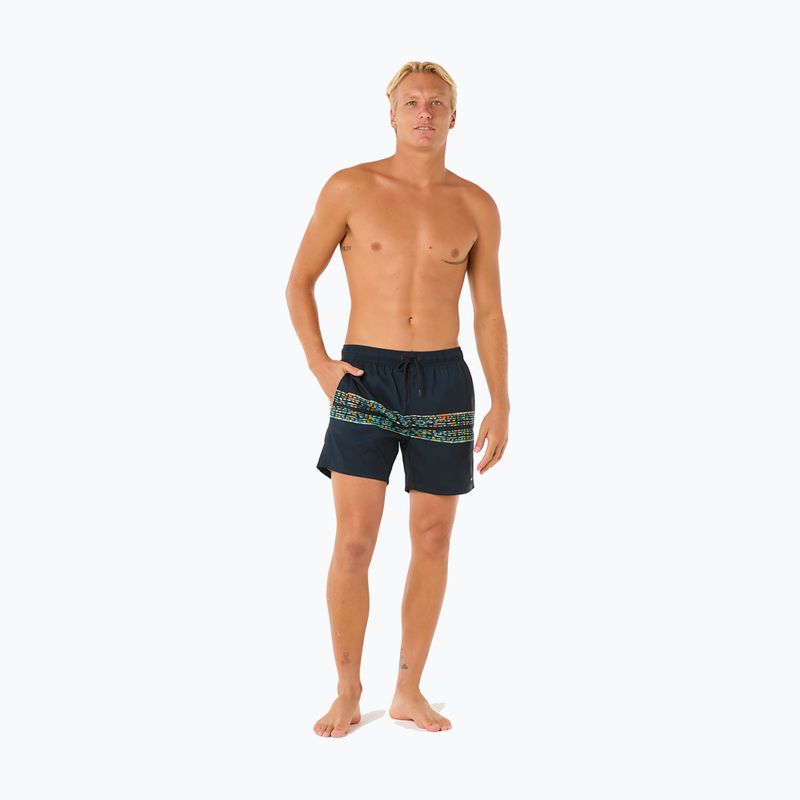 Férfi Rip Curl Framed Volley úszónadrág navy színű 2