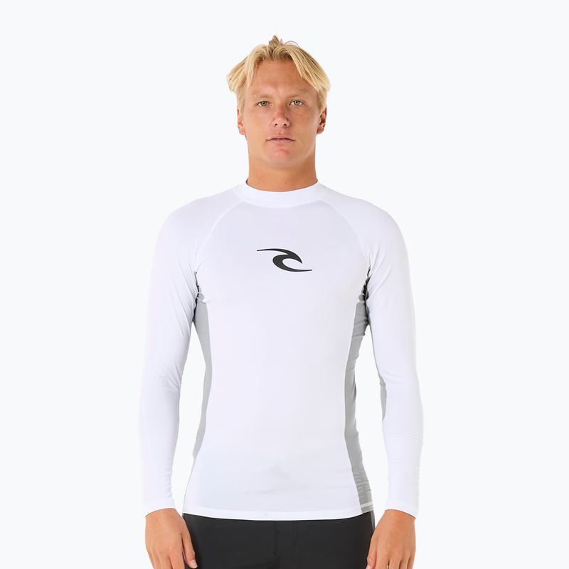 Férfi Rip Curl Waves UPF Performance úszás hosszú ujjú fehér
