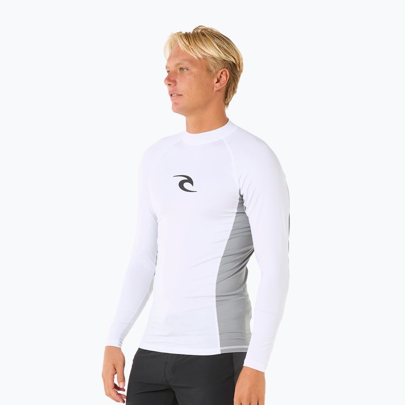 Férfi Rip Curl Waves UPF Performance úszás hosszú ujjú fehér 4