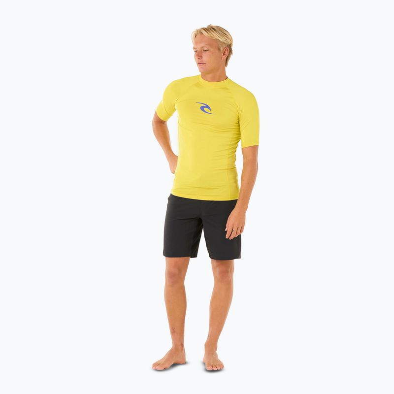 Férfi Rip Curl Waves UPF Performance úszópóló kénes színű 2