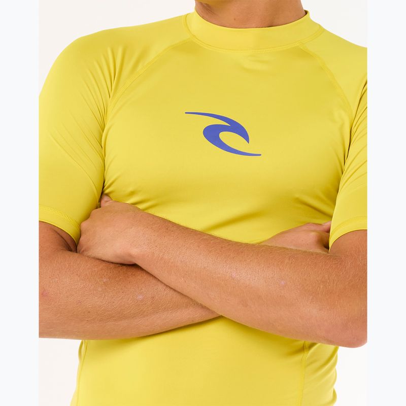 Férfi Rip Curl Waves UPF Performance úszópóló kénes színű 5