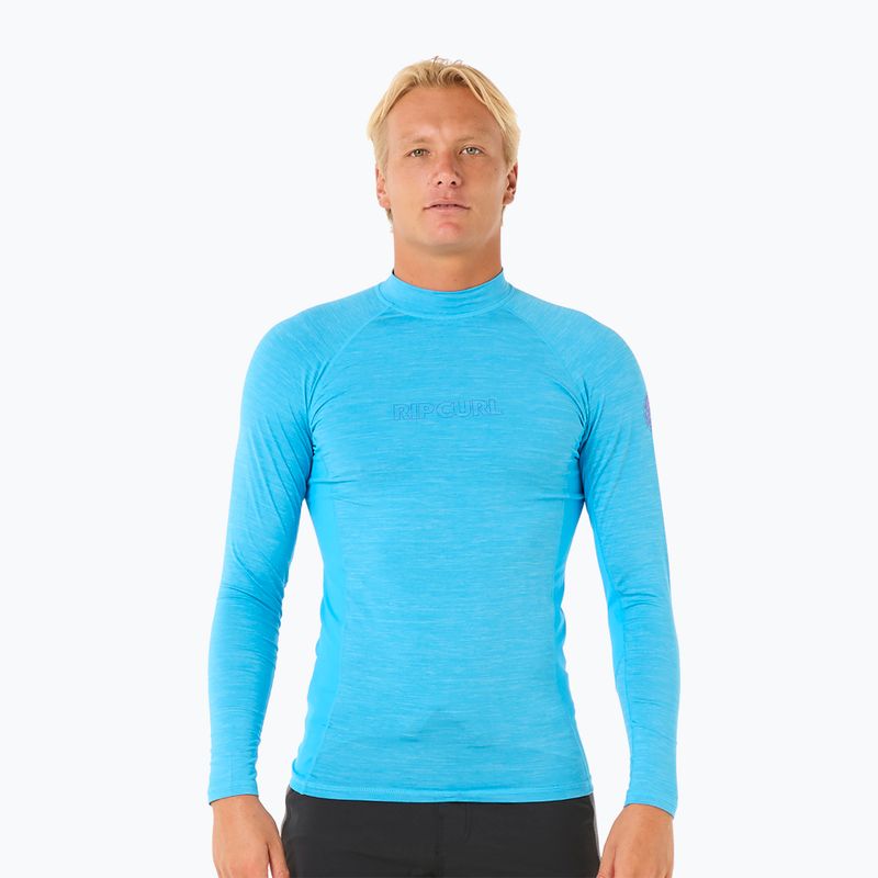 Férfi Rip Curl Dawn Patrol UPF Performance kék színű úszó hosszú ujjú ruha