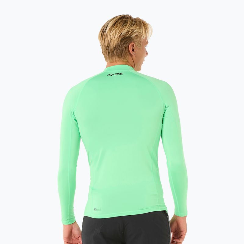 Rip Curl Raw Energy UPF Performance férfi úszó hosszú ujjú neon zöld 3