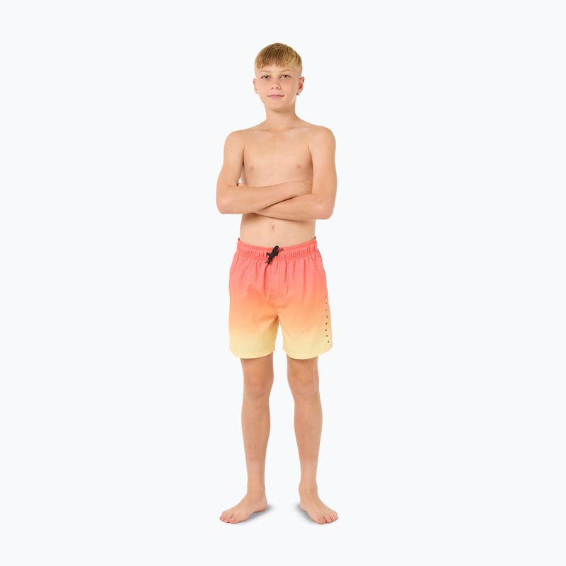Rip Curl Fade Volley gyermek úszónadrág görögdinnye 2