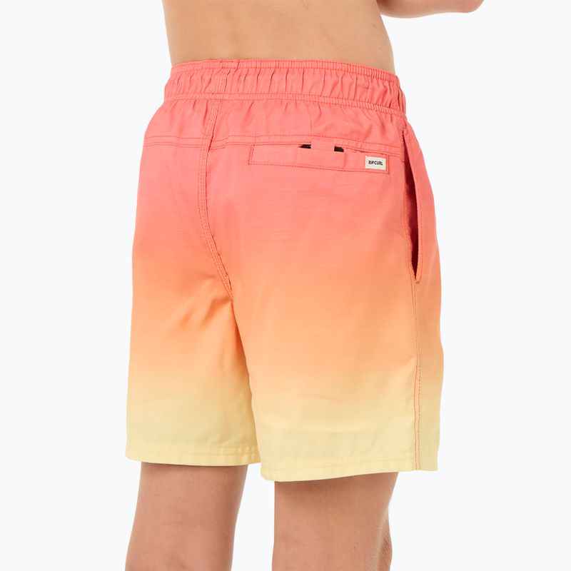 Rip Curl Fade Volley gyermek úszónadrág görögdinnye 5