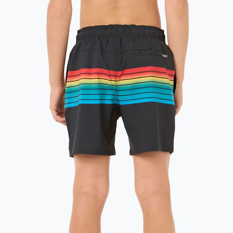 Rip Curl Surf Revival Volley gyermek úszónadrág fekete 3