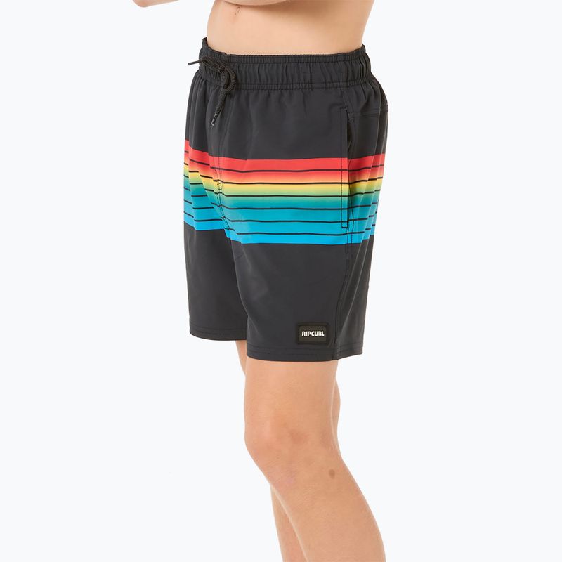 Rip Curl Surf Revival Volley gyermek úszónadrág fekete 6