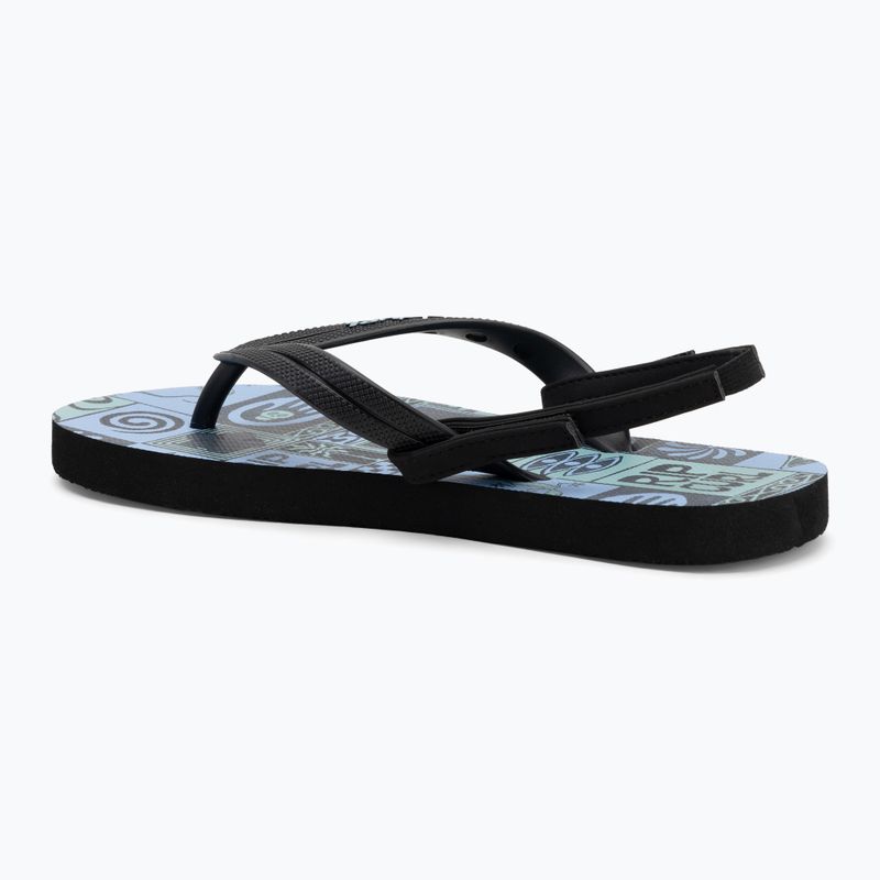 Rip Curl Grom Energy Bloom gyermek szandál fekete/kék 3