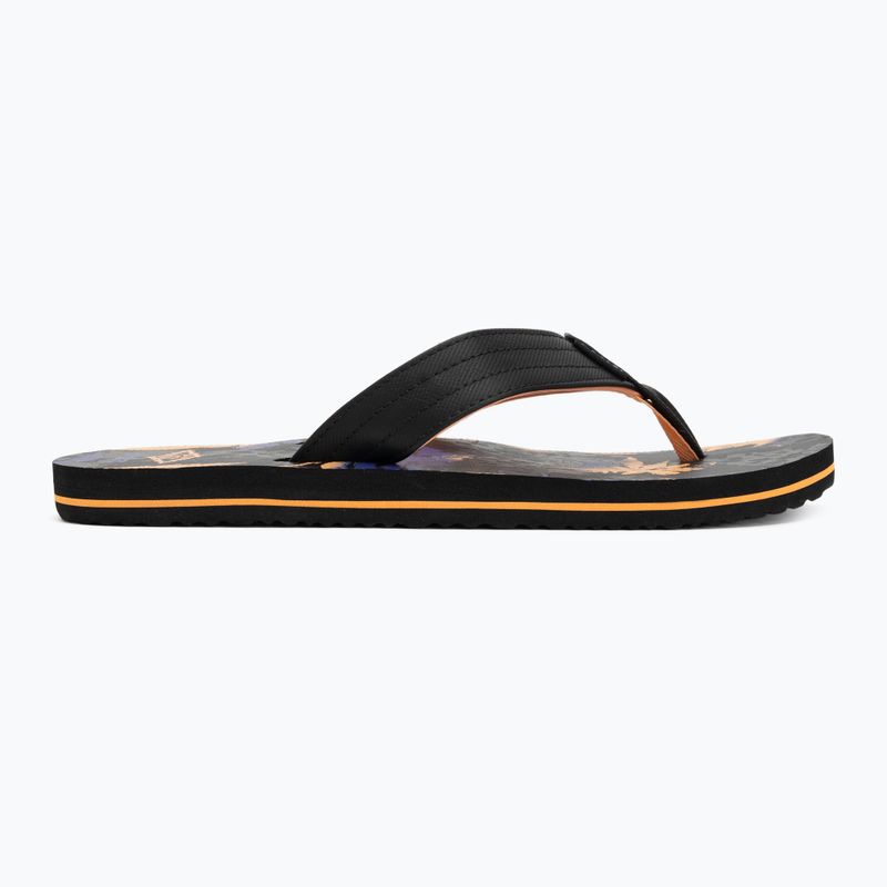 Férfi Rip Curl Ripper Bloom flip flop fekete/narancs 2
