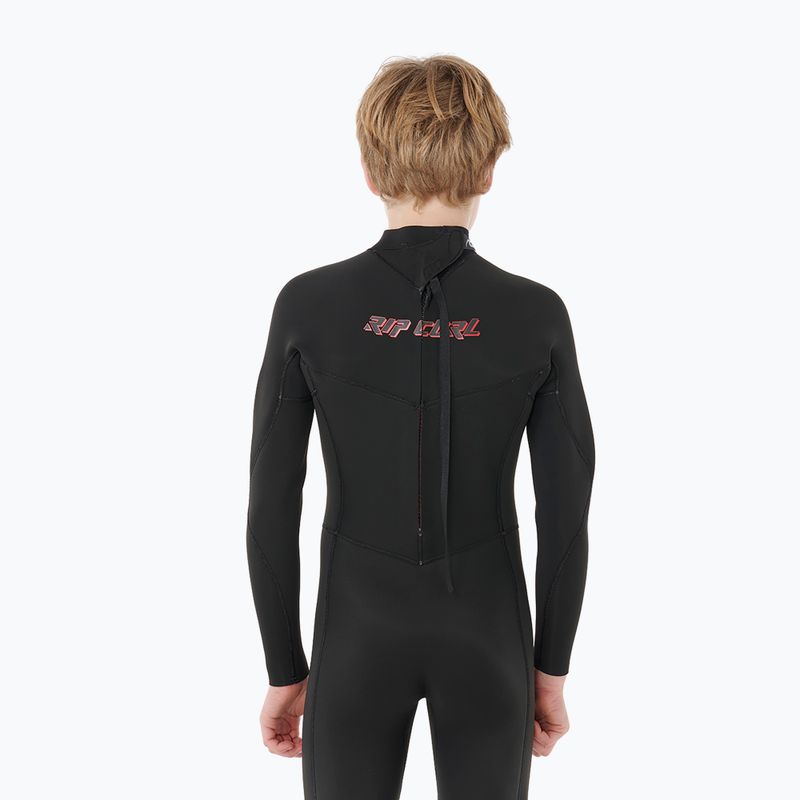 Gyermek úszóhab Rip Curl Dawn Patrol 3/2 mm Back Zip black 5