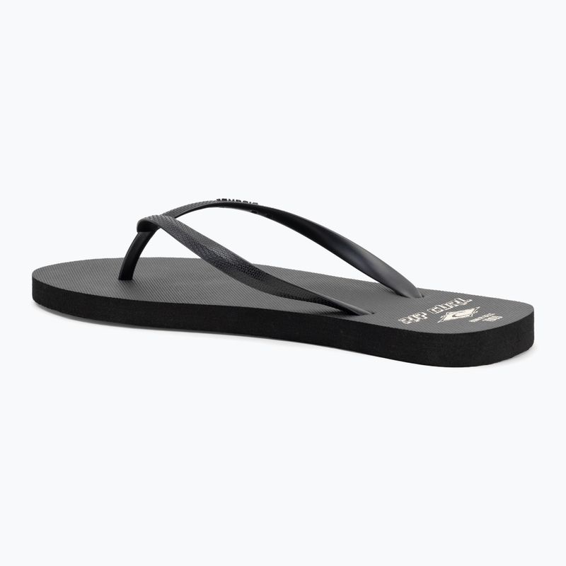 Női Rip Curl Icons Of Surf Bloom flip flopok fekete 3