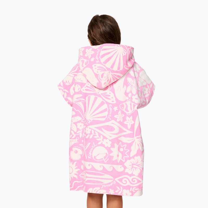 Női poncsó Rip Curl Mixed Snap Cotton Hooded pink 2