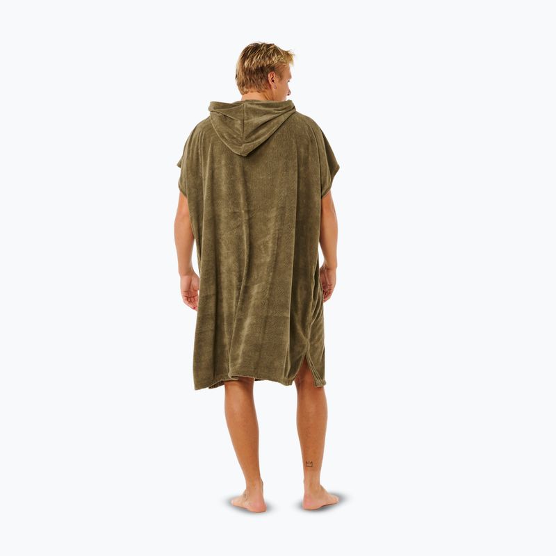 Férfi poncsó Rip Curl Brand Hooded olive 2