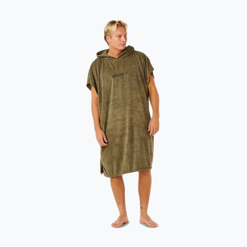 Férfi poncsó Rip Curl Brand Hooded olive 4
