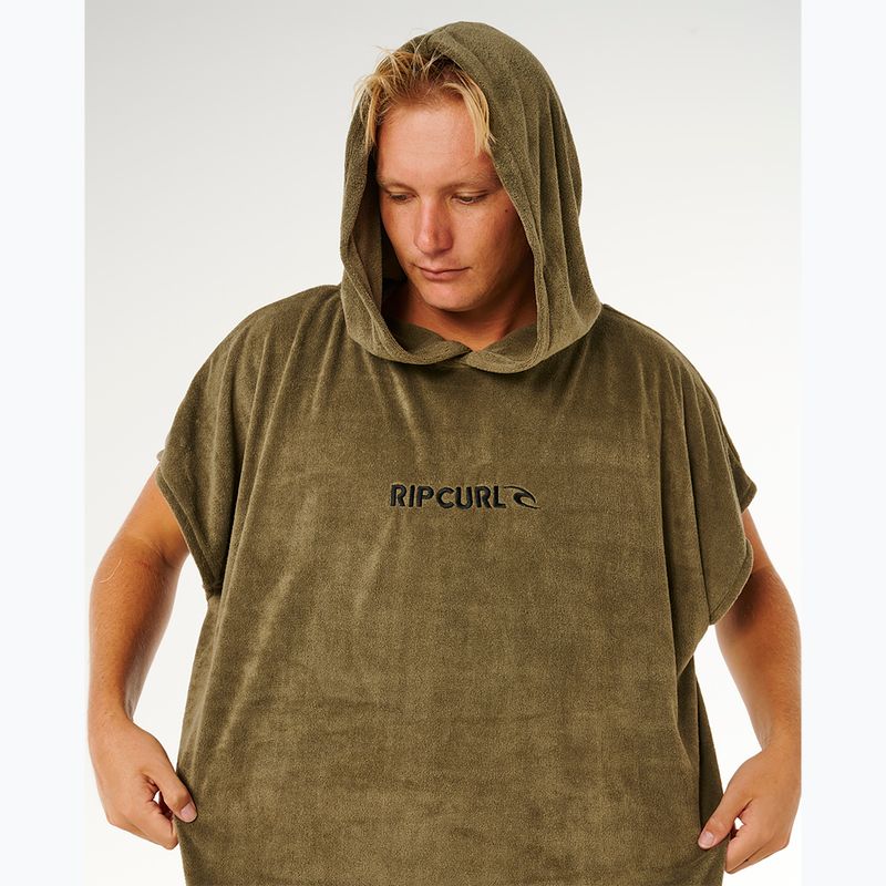 Férfi poncsó Rip Curl Brand Hooded olive 5