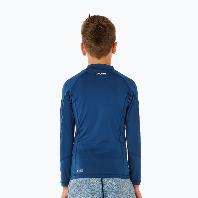 Gyerek úszó hosszú ujjú felső Rip Curl Waves Upf light navy 3