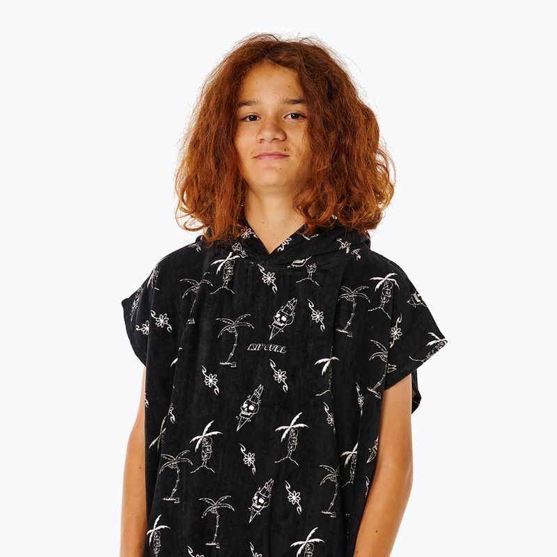 Gyerek poncsó Rip Curl Mixed Hooded Towel black 5