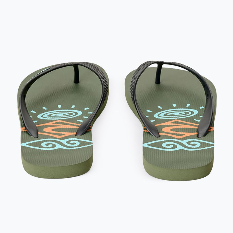 Gyerek flip-flop papucsok Rip Curl Sessions Bloom Open Toe olive 3
