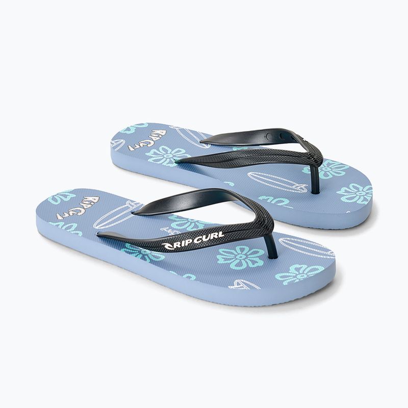 Gyerek flip-flop papucsok Rip Curl Sessions Bloom Open Toe faded denim 2