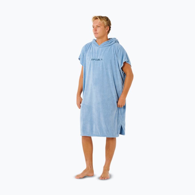 Férfi poncsó Rip Curl Brand Hooded faded denim 3