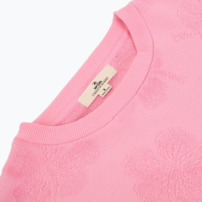 Női pulóver Rip Curl Paradise Terry Crew pink 3