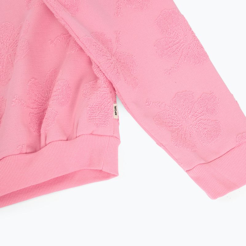 Női pulóver Rip Curl Paradise Terry Crew pink 4