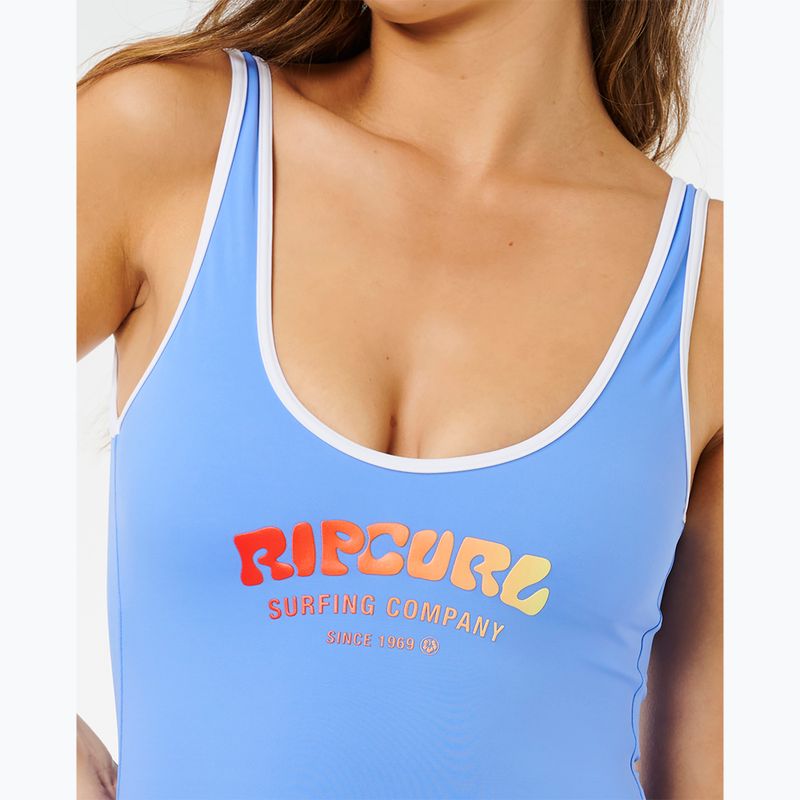 Egyrészes fürdőruha Rip Curl Surf Puff sky blue 5