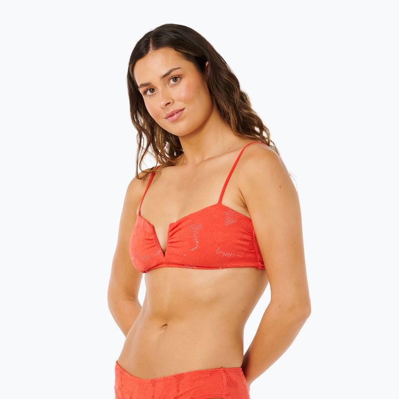 Fürdőruha felső Rip Curl Oasis Multi Fit Bandeau red 4