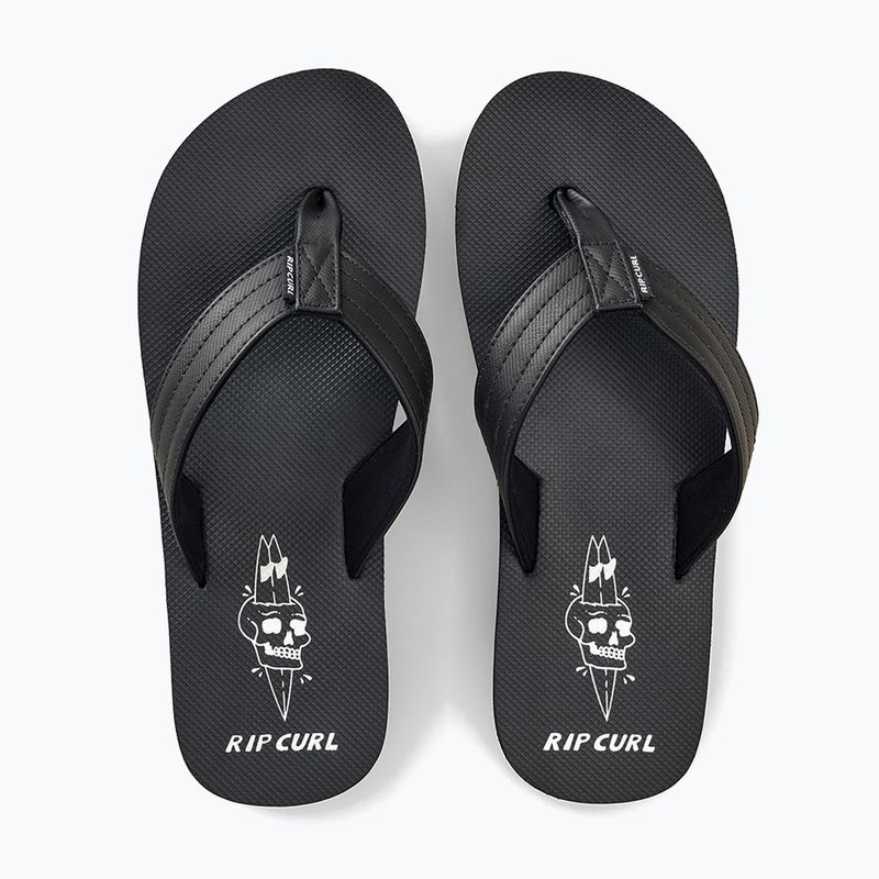 Gyerek flip-flop papucsok Rip Curl Ripper 2 Bloom black/white 5