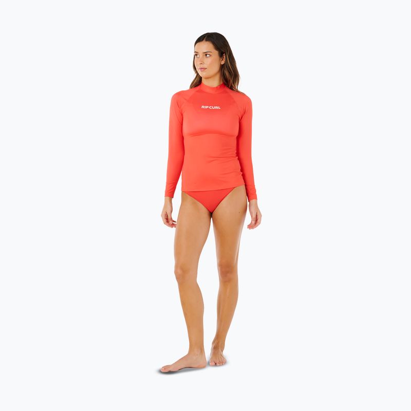 Női úszó hosszú ujjú felső Rip Curl Classic Surf UPF Rashguard red 2