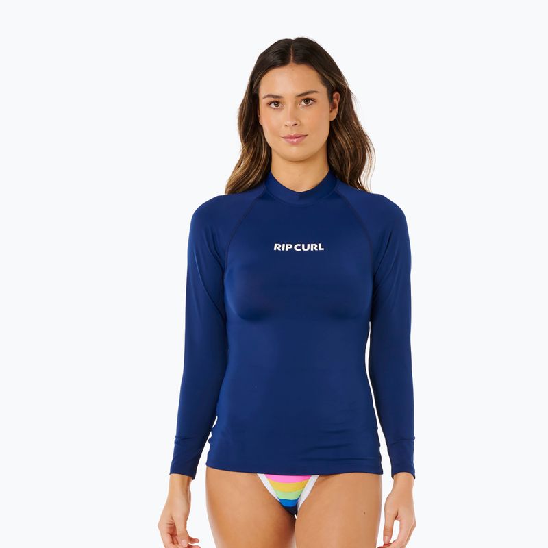 Női úszó hosszú ujjú felső Rip Curl Classic Surf UPF Rashguard dark navy